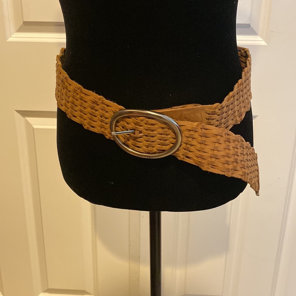 Calvin Klein Woven Leather Belt